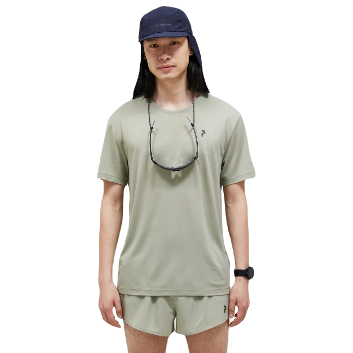 PEAK PERFORMANCE DELTA SHORT SLEEVE T-SHIRT - LIMIT GREEN (G25)