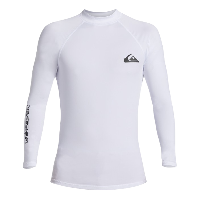 QUIKSILVER EVERYDAY UPF 50 SURF LONG SLEEVE T-SHIRT - WHITE