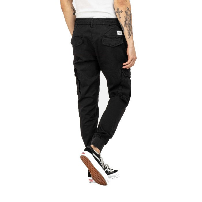 REELL REFLEX RIB CARGO BROEK - BLACK