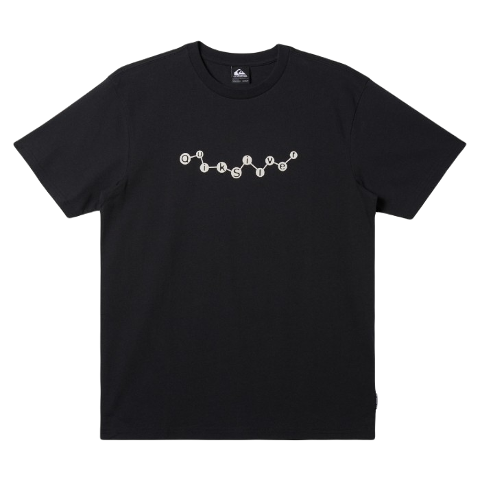 QUIKSILVER MODERN PETRO T-SHIRT - BLACK