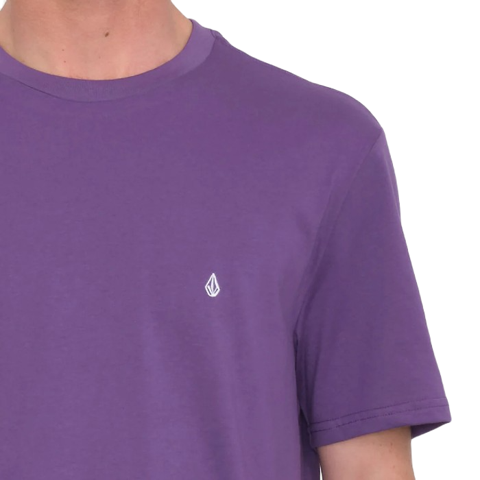 VOLCOM STONE BLANKS BASIC STANDARD T-SHIRT - DEEP PURPLE