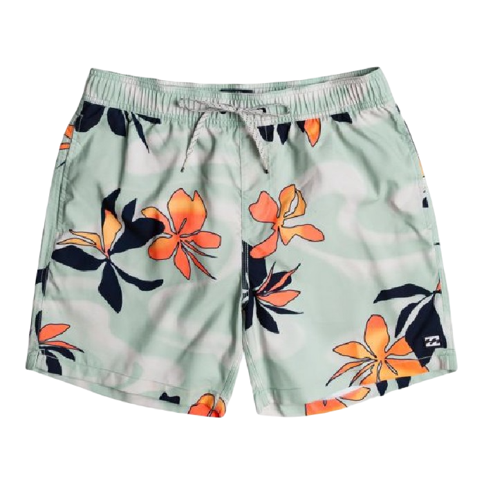 BILLABONG VOLLEYS VACAY LAYBACK BOARDSHORT - SEAFOAM