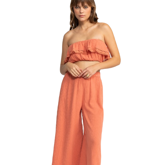 ROXY GOLDEN TROPIC TOP - APRICOT BRANDY