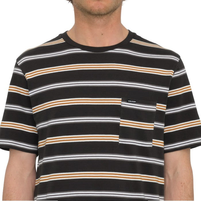 VOLCOM BONGO CREW SHORT SLEEVE T-SHIRT - STEALTH