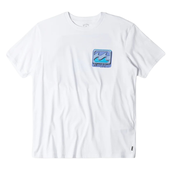 BILLABONG CRAYON WAVE T-SHIRT - WHITE