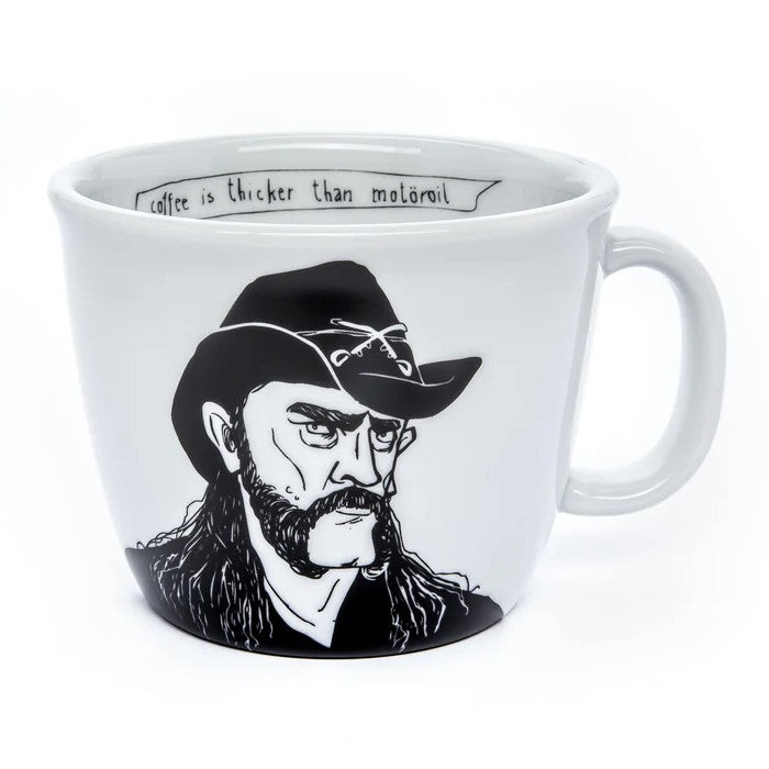 POLONA LEMMY THE HOARSE-VOICED ONE CUP/MUG - WHITE