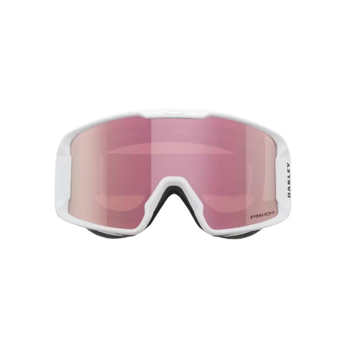 OAKLEY LINE MINER M WINTERSPORT GOGGLES - PRIZM ROSE GOLD IRIDIUM LENS, MATTE WHITE BAND