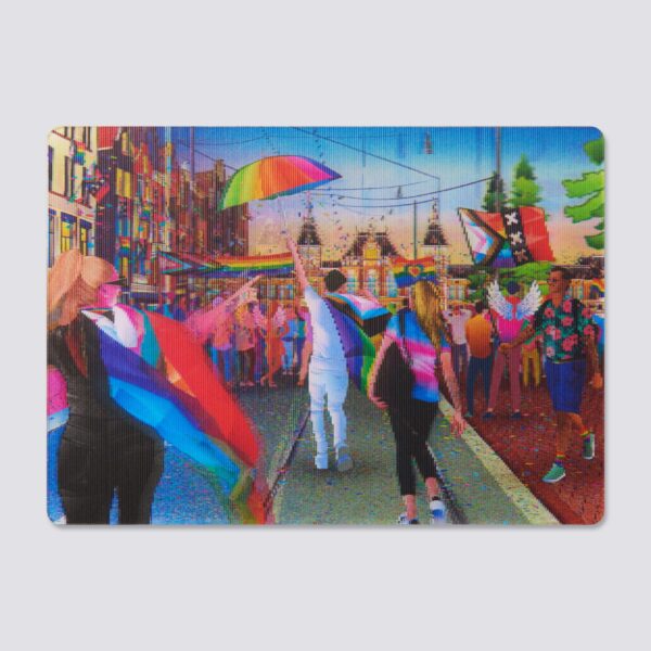 LENTICULAR MAGNET 3D PRIDE WALK