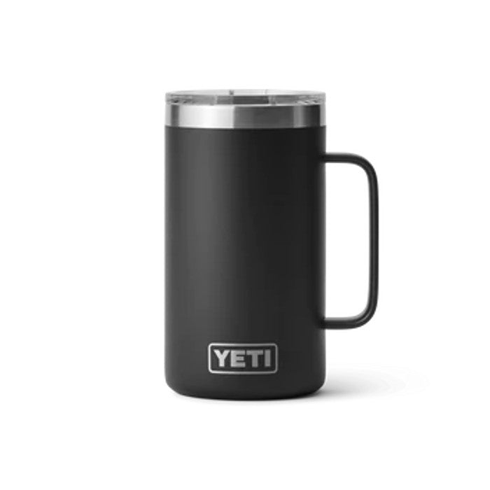 YETI RAMBLER® 24 OZ (710 ML) DUBBELWANDIGE MOK/BEKER MET DEKSEL- BLACK