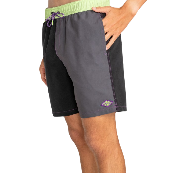 BILLABONG INTERCHANGE LAYBACK BOARDSHORT - RAVEN