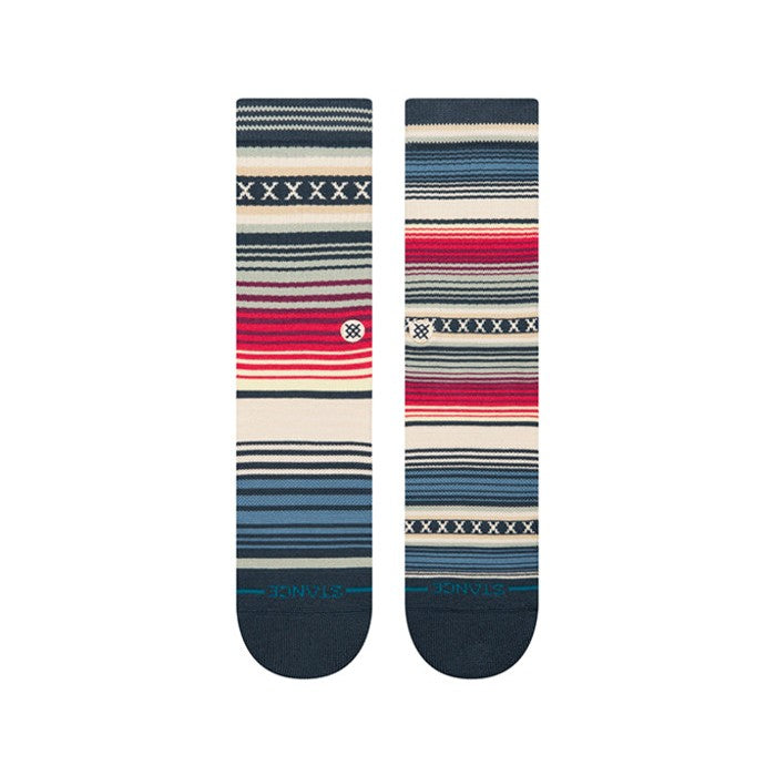 STANCE CURREN ST CREW SOKKEN - NAVY