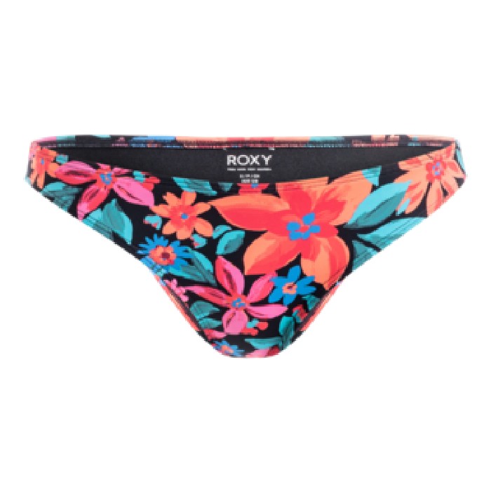 ROXY BEACH CLASSICS BIKINIBROEKJE - ANTHRACITE FLORAL FIESTA BIG