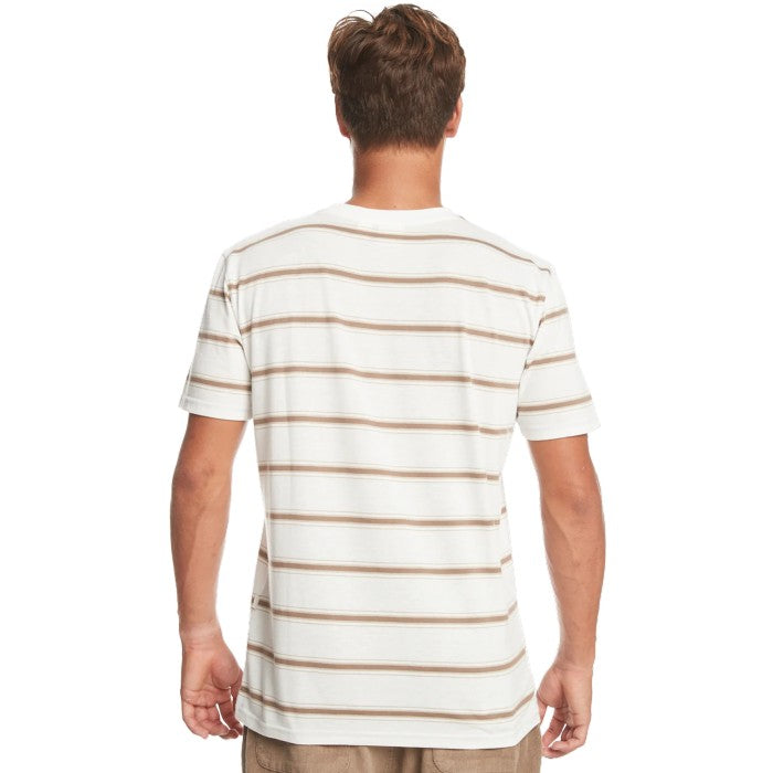 QUIKSILVER BETWEEN SETS T-SHIRT - SNOW WHITE BETWEEN SETS