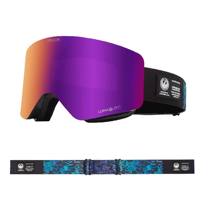 DRAGON R1 OTG WINTERSPORT GOGGLES + BONUS LENS - BLACK PEARL