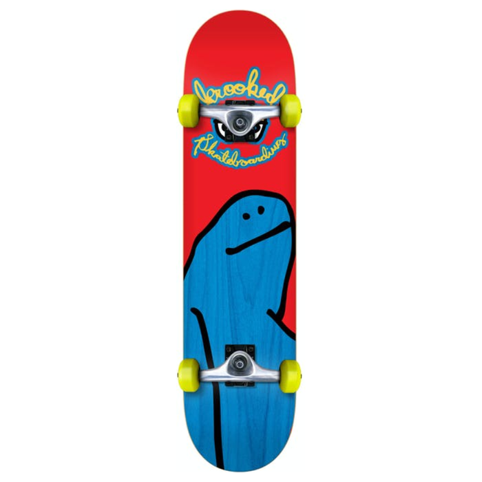 KROOKED LIVE FAST DYE SHMOO 7.75" COMPLETE MINI SKATEBOARD The Old Man Boardsports Krooked