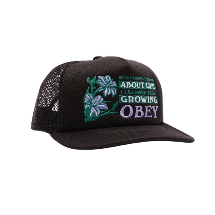 OBEY LIFE TRUCKER PET - BLACK