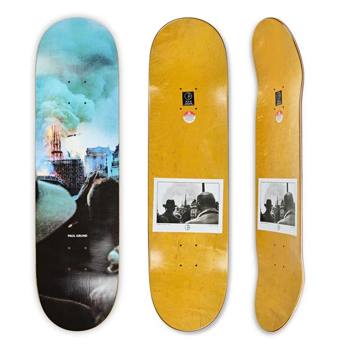 POLAR PAUL GRUND NOTRE DAME SLICK 8.5" SKATEBOARD DECK