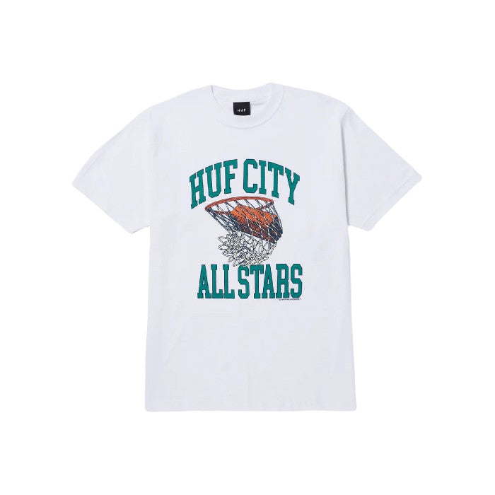 HUF SWISH SSHORT SLEEVE T-SHIRT - WHITE