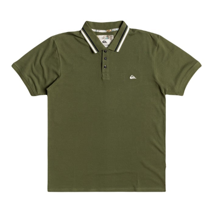 QUIKSILVER LOIA POLO - FOUR LEAF CLOVER