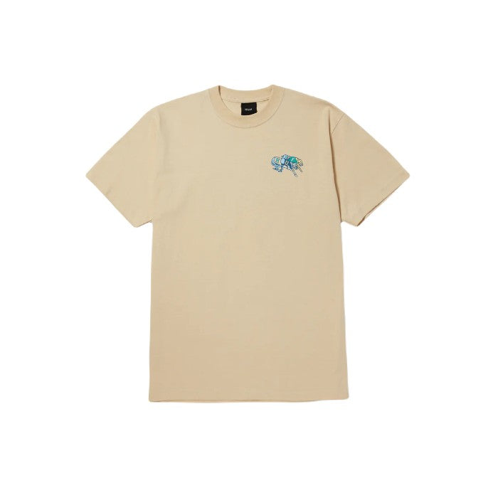 HUF LONG SHOT SHORT SLEEVE T-SHIRT - WHEAT