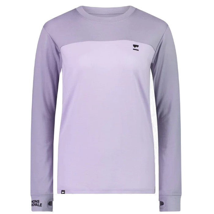 MONS ROYALE YOTEI LONG SLEEVE THERMOSHIRT - THISTLE CLOUD