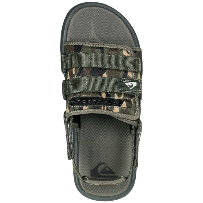 QUIKSILVER MONKEY CAGED A/T SLIDE RF SANDALEN - GREEN 1