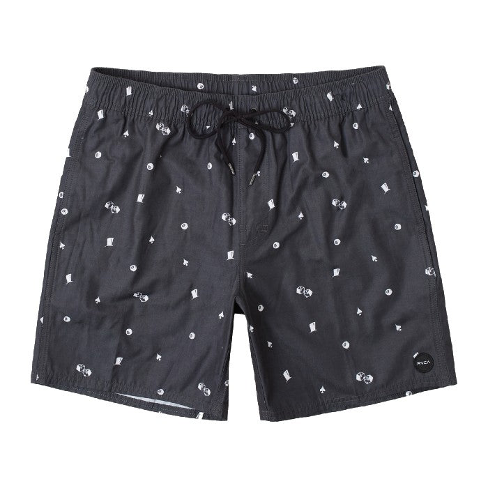 RVCA PERRY ELASTIC ZWEMBROEK - NEW BLACK