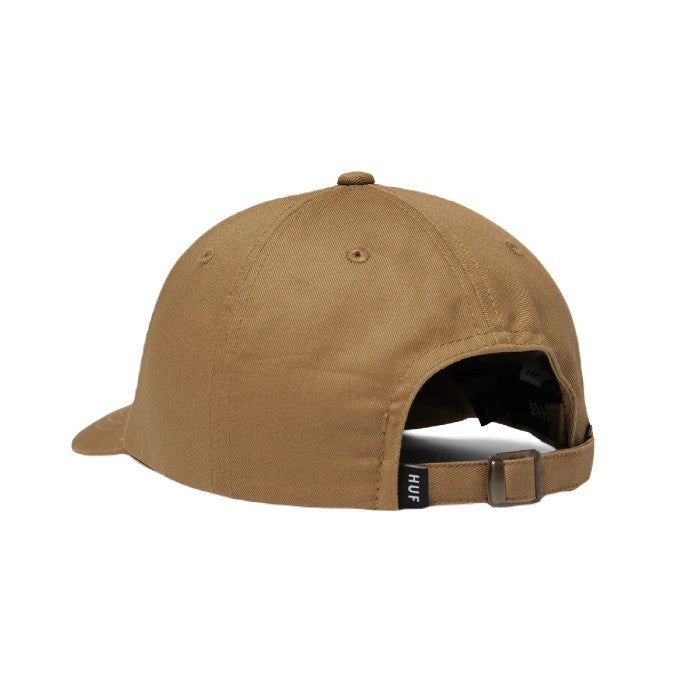 HUF SET OG CURVED VISOR 6 PANEL PET - BISCUIT