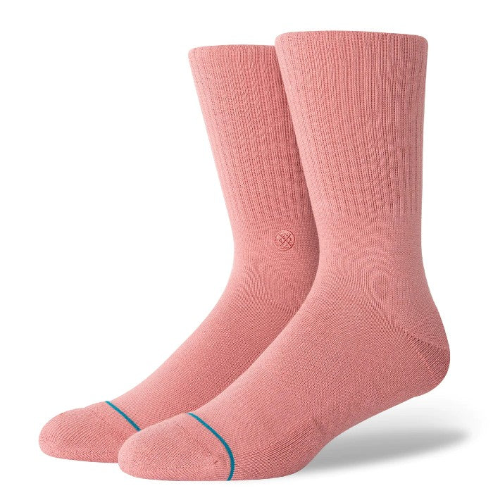 STANCE ICON CREW SOCKEN – ROSE SMOKE