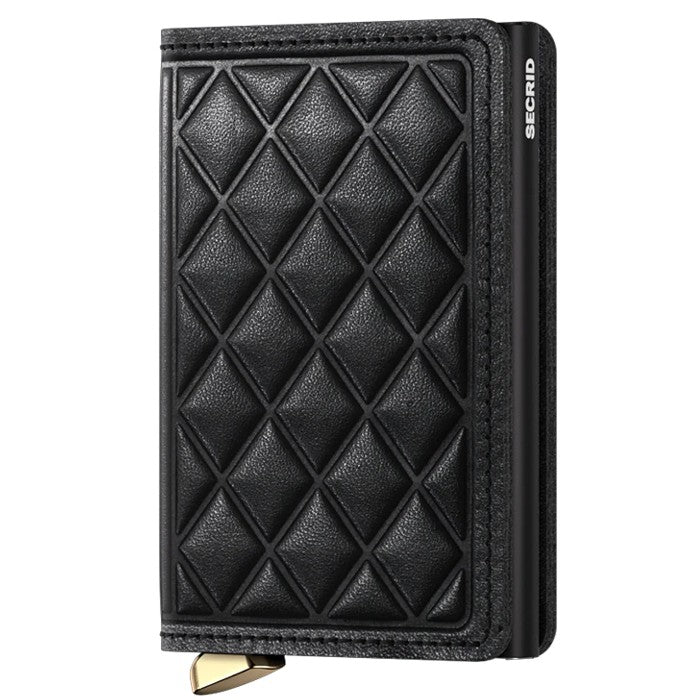 SECRID PREMIUM SLIMWALLET PORTEMONNEE - EMBOSS DIAMOND BLACK