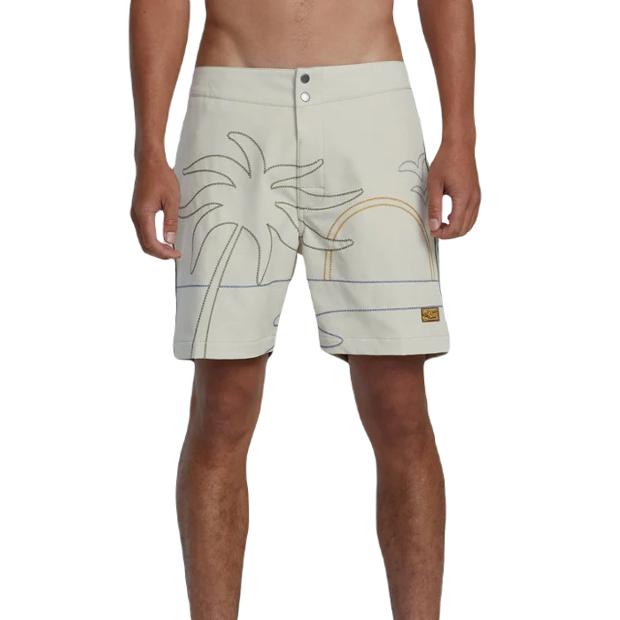 RVCA SUNSET EXOTICA  BOARDSHORT 17" - NATURAL