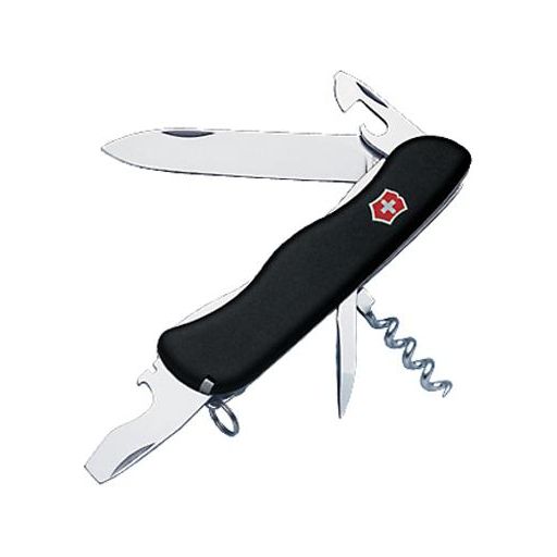 VICTORINOX PICNICKER NOMAD MULTITOOL FOLDING POCKET KNIFE - BLACK