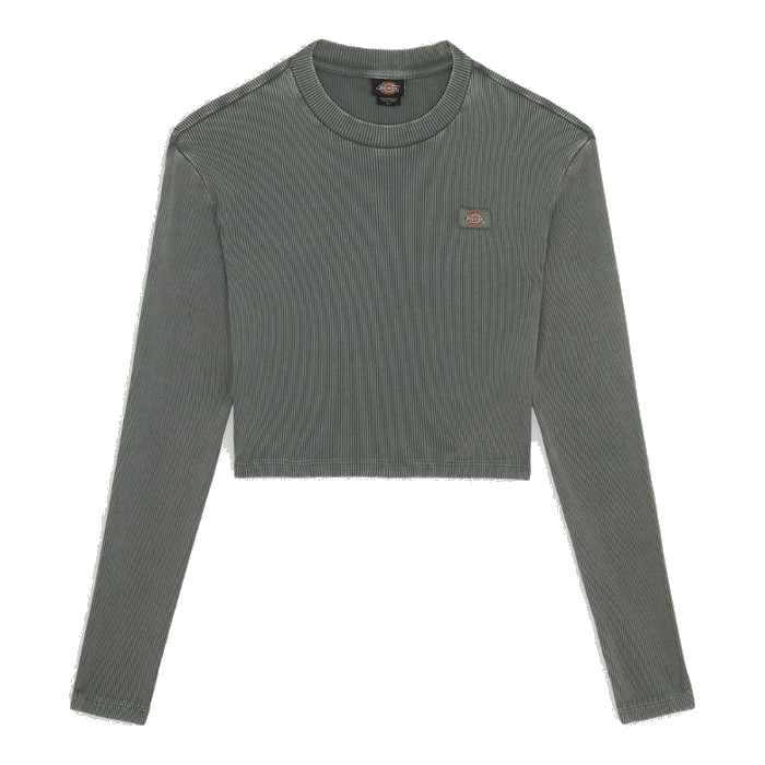 DICKIES NEWINGTON LONG SLEEVE T-SHIRT - LIGHT GREEN