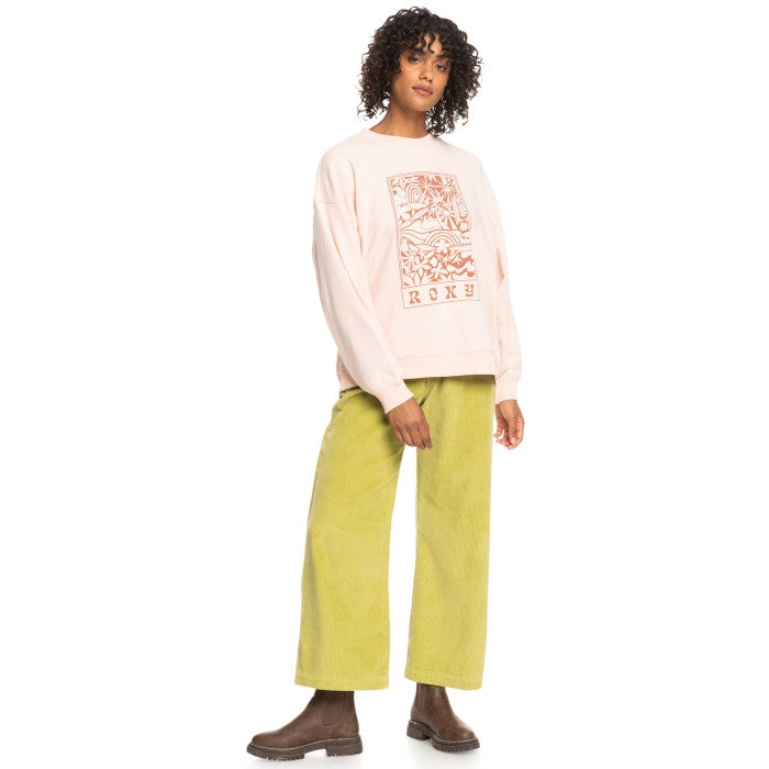 ROXY TAKE YOUR PLACE C SWEATER - PALE DOGWOOD