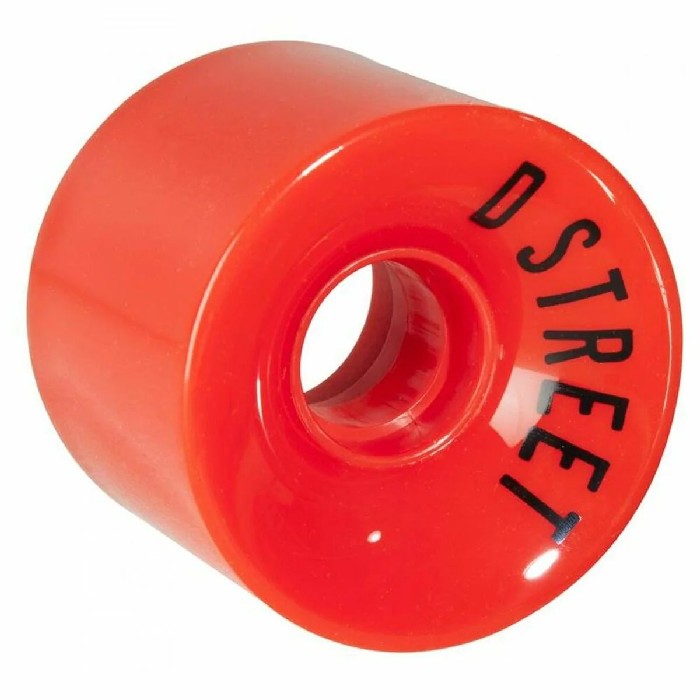 D STREET WHEELS 59 CENT 78A SKATEBOARD WIELEN (4-PACK) 59 MM - RED