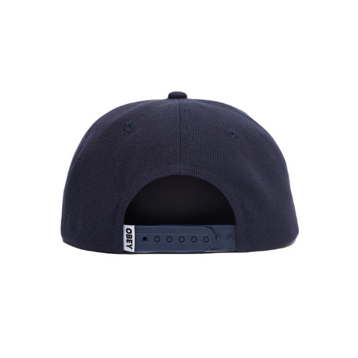 OBEY RUSH 6 PANEL CLASSIC SNAP PET - NAVY