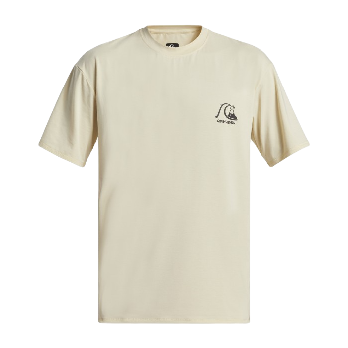 QUIKSILVER DNA SURF UPF 50 SURF T-SHIRT - OYSTER WHITE