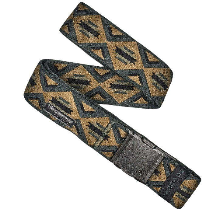 ARCADE CREOSOTE A2 STRETCH BELT - JALAPENO/TUMBLEWEED