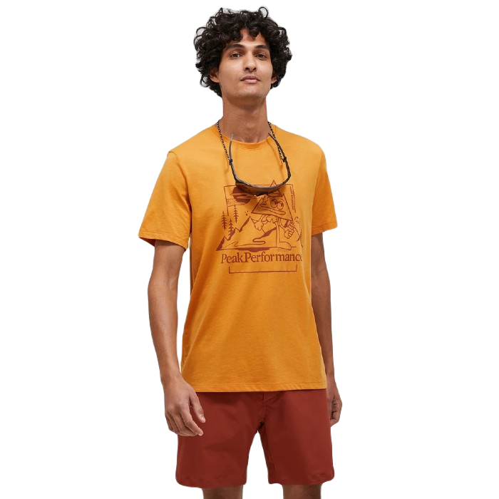 PEAK PERFORMANCE EXPLORE GRAPHIC T-SHIRT - DESERT BLOW (5DR)