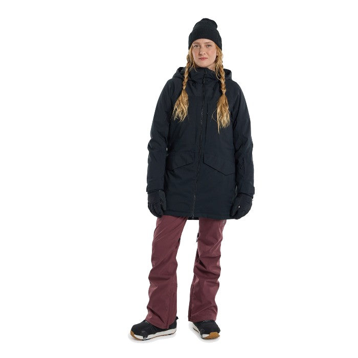 BURTON WOMEN'S PROWESS 2.0 2L SKI/SNOWBOARD JAS - TRUE BLACK