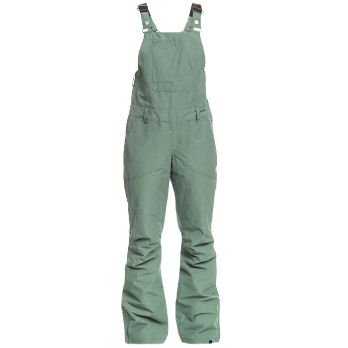 ROXY RIDEOUT BIB SNOWBOARD OVERALL - DARK FOREST