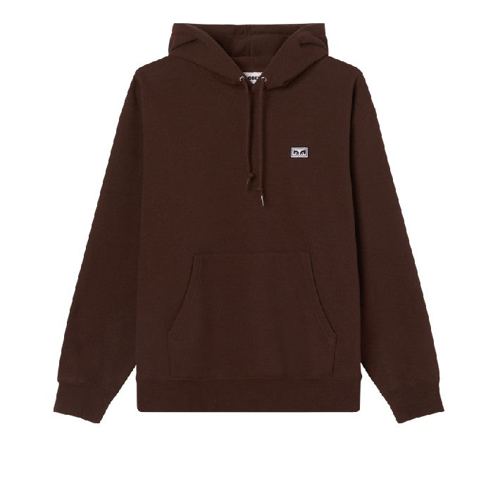 OBEY ESTABLISHED WORKS EYES HOODIE JAVA BROWN