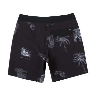 RVCA VA PIGMENT TRUNK BOARDSHORT - BLACK WHITE