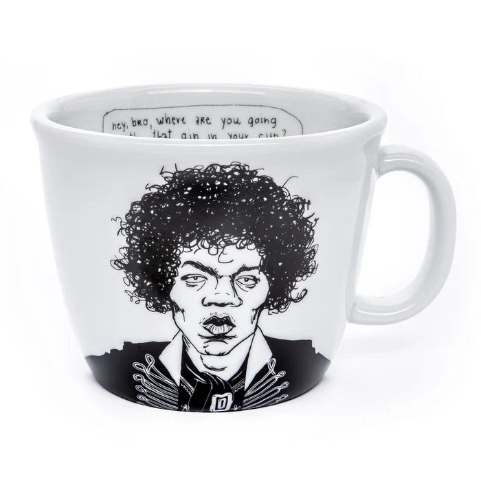 POLONA JIMI THE EXPERIENCED GUITAR HERO CUP/MUG - WHITE