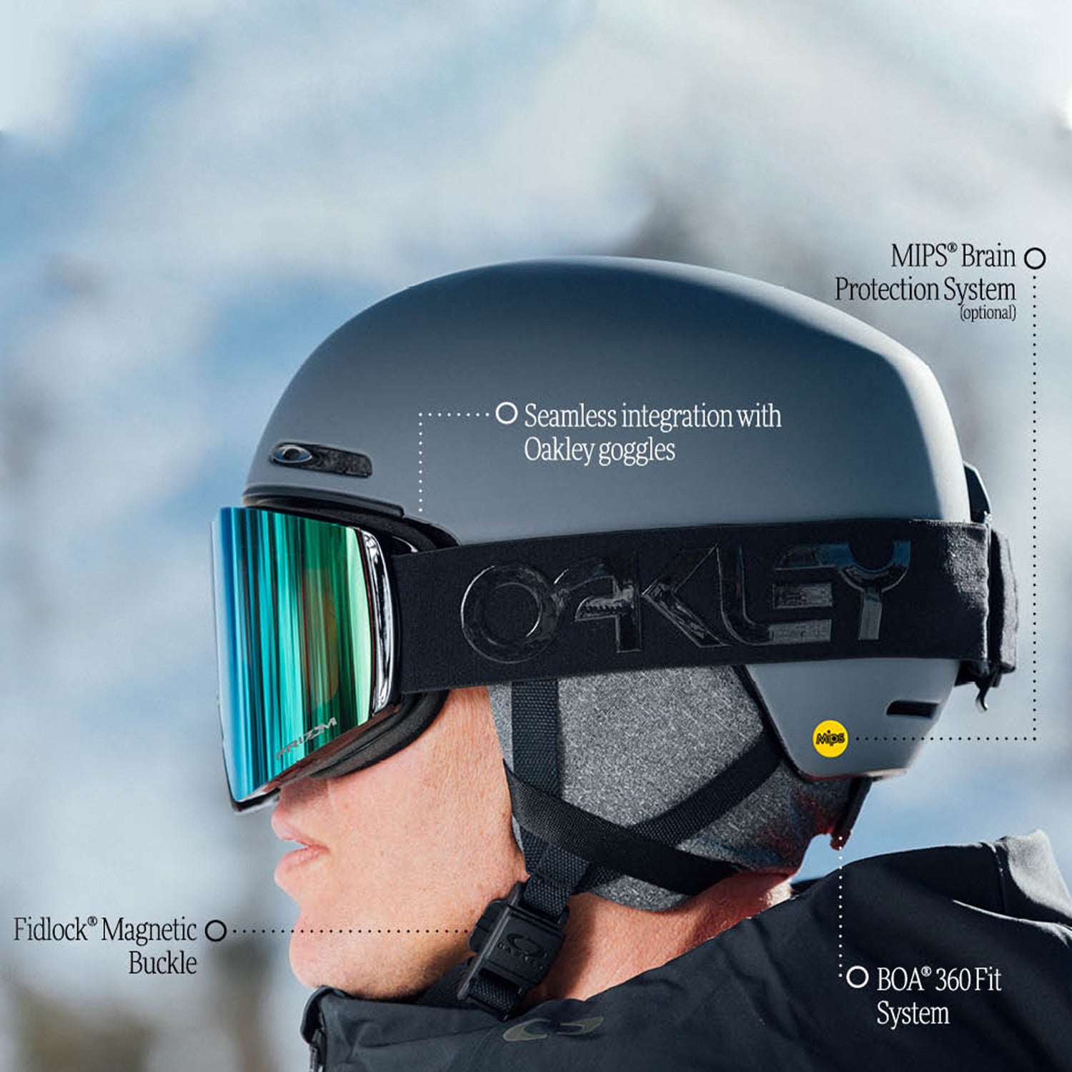 OAKLEY MOD1 MIPS SNOWBOARDHELM - BLACKOUT