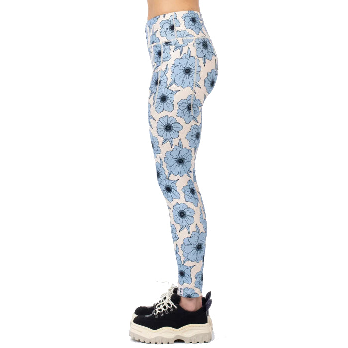 EIVY POCKET TIGHTS THERMOBROEK BLUE FLOWER