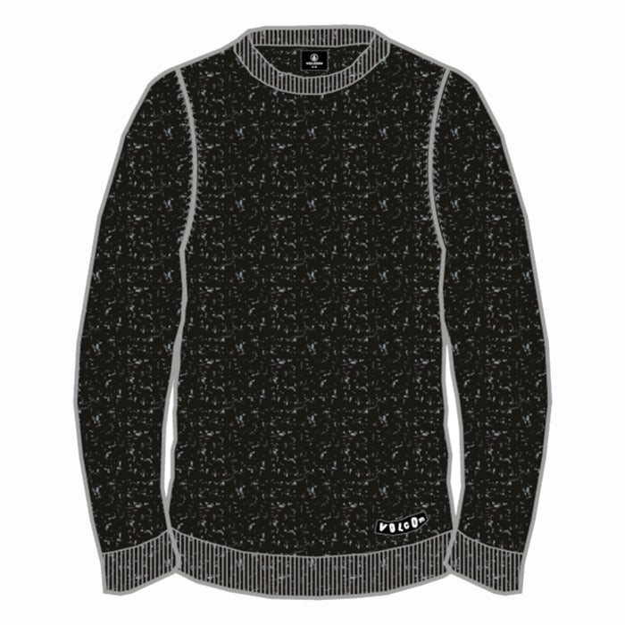 VOLCOM EDMONDER II SWEATER BLACK