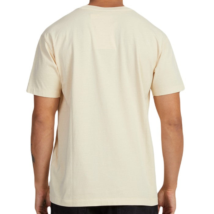 RVCA ROSES SHORT SLEEVE T-SHIRT - LATTE