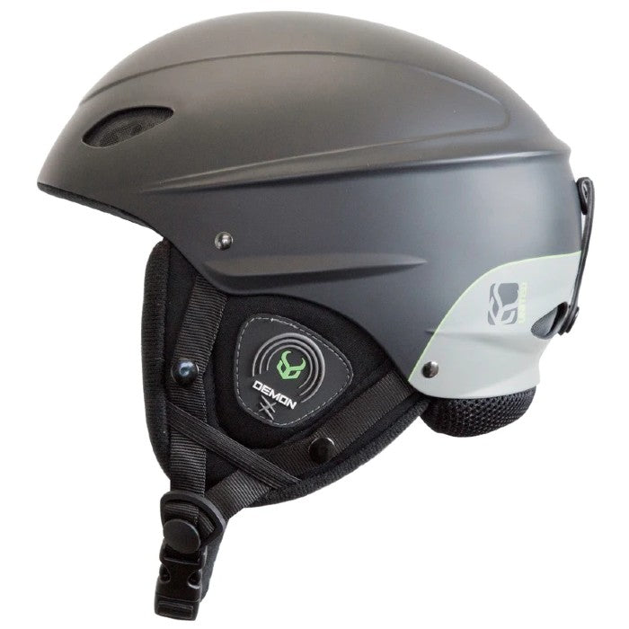 DEMON PHANTOM SKI/SNOWBOARD HELM MET AUDIO - BLACK