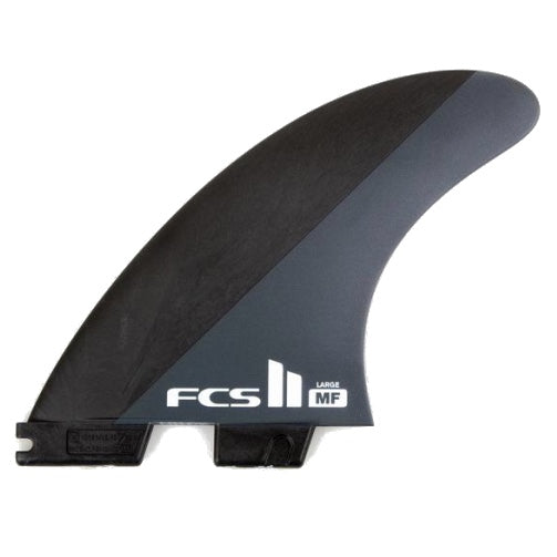 FCS II MICK FANNING NEO CARBON TRI FINS - BLACK/CHARCOAL